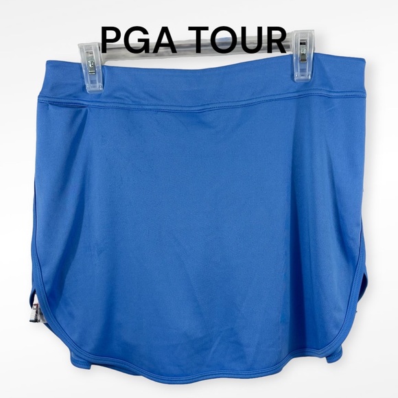 PGA TOUR Skort Athletic Light Blue Golf Pickle Ball Size L Athletic pick… - Picture 1 of 11